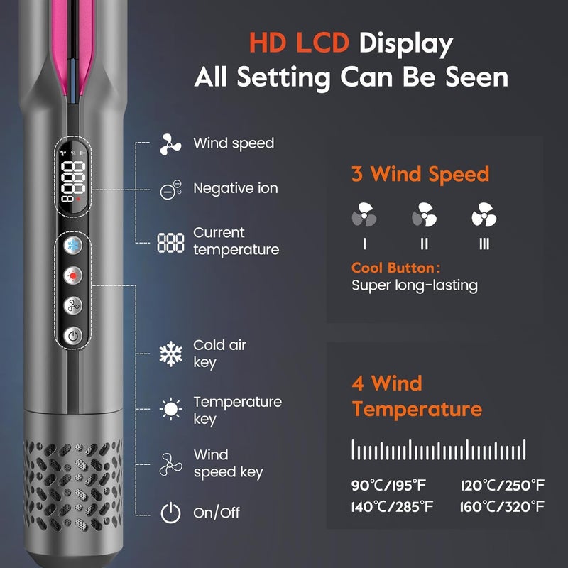 SLOPEHILL 2-in-1 Hair Straightener and Blow Dryer, Professional Flat Iron with High-Speed Airflow Technology for Straight, Smooth Hair - Image 2